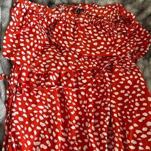 Brand:annebouti.  Size:2x.   Color: orange red